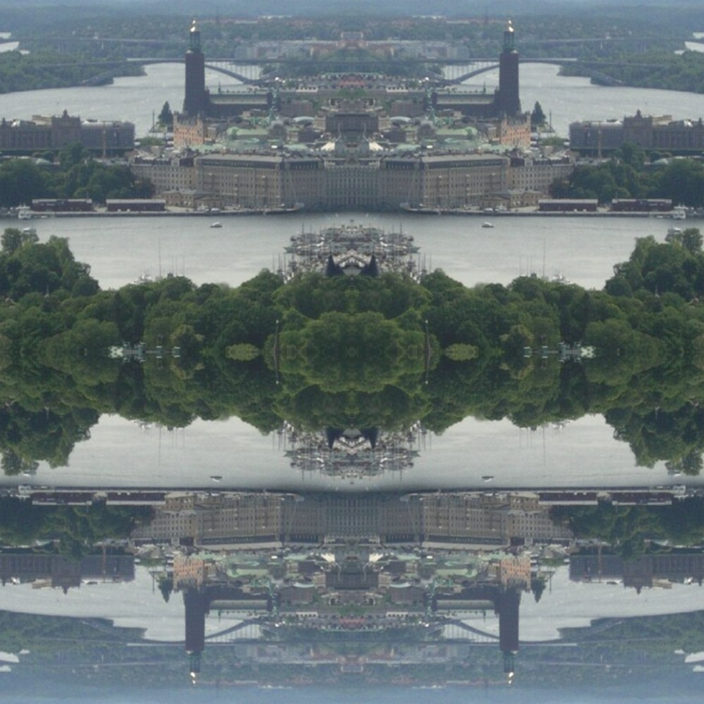 Nadja mönster from an aerial photo of Stockholm