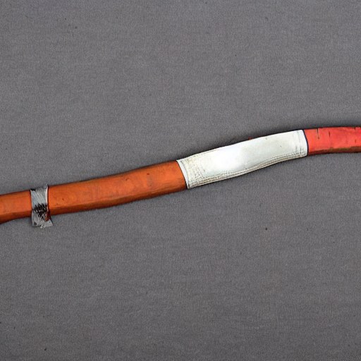 Generated sheathed knife with mount