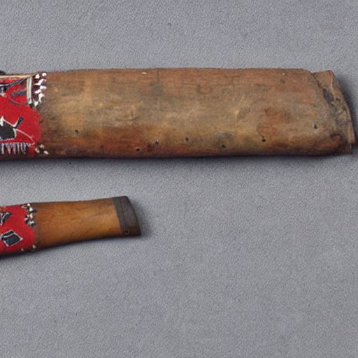 Generated beaded wooden sheaths