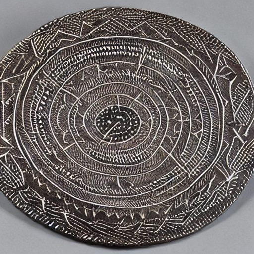 Generated engraved disc