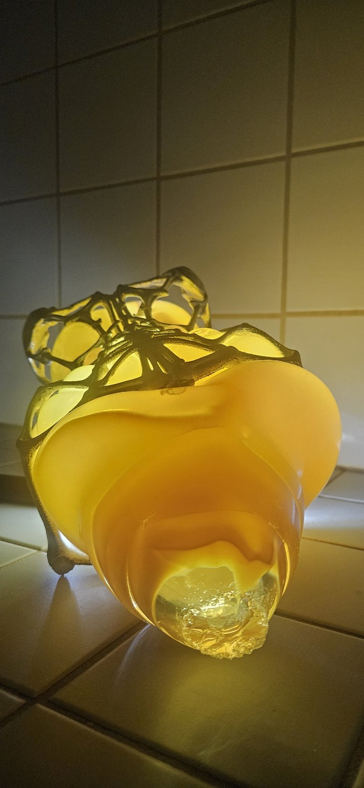 Korsett i blåst glas