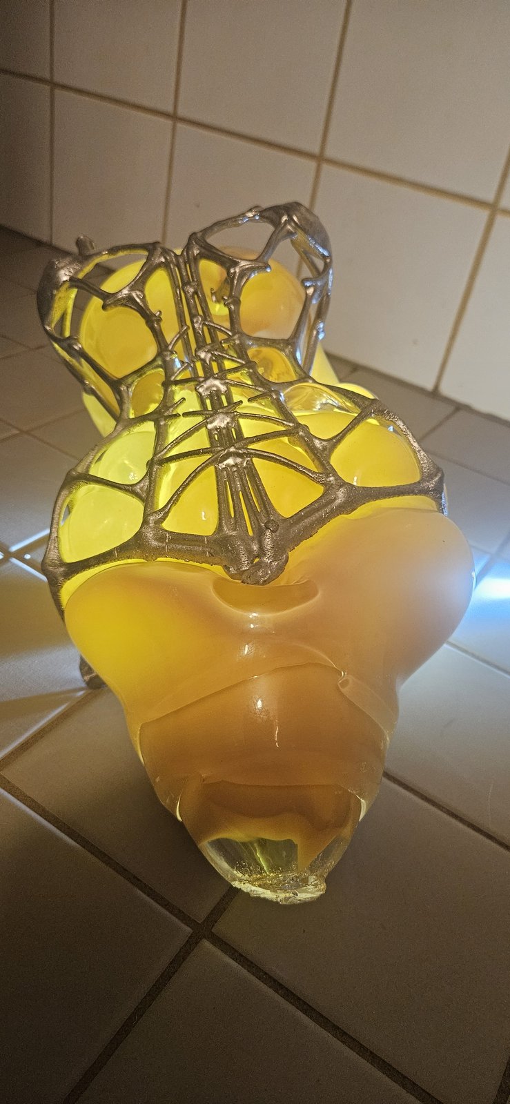 Korsett i blåst glas